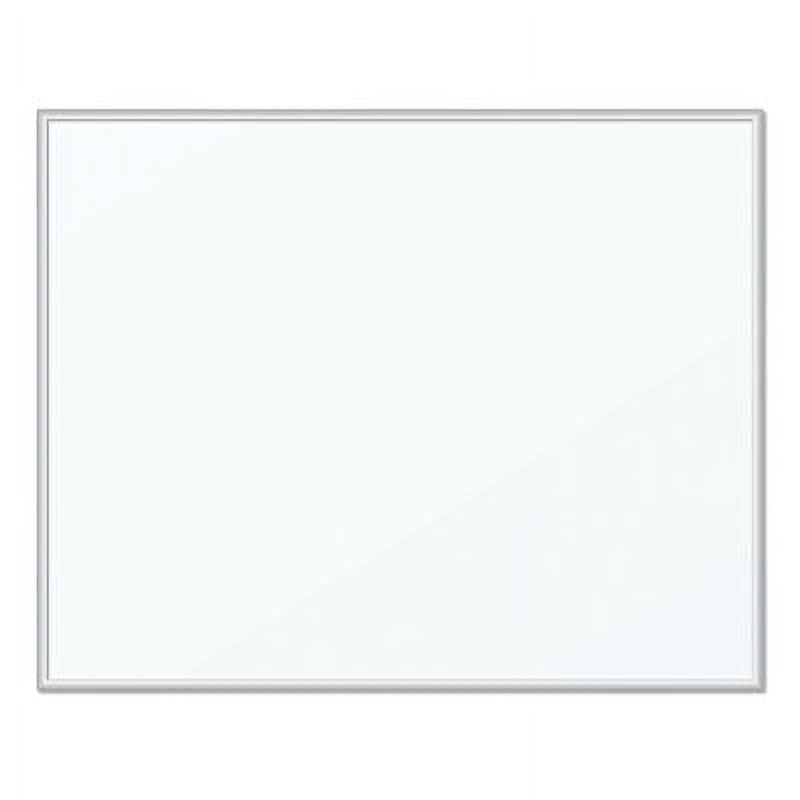 Silver Aluminum Frame Magnetic Dry Erase Whiteboard, 20" x 16"