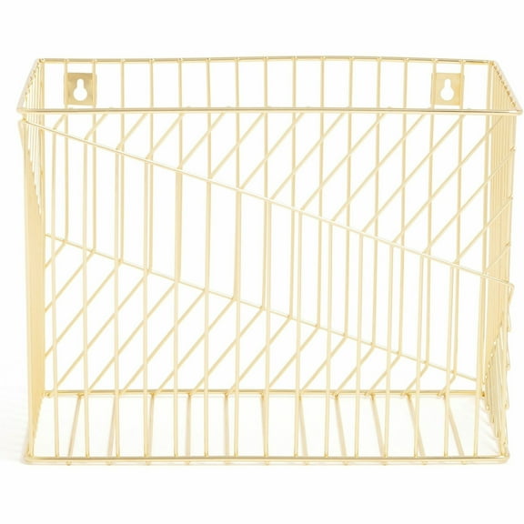 U Brands 3231U0206 Gold Hanging File Basket