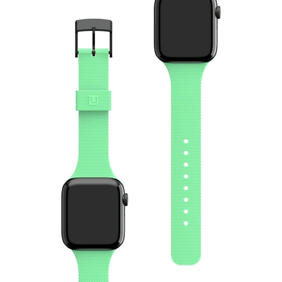 [U] By UAG Apple Watch Band 42/41/40mm iWatch Series 11/10/9/8/7/6/5/4/SE3/SE2/SE, Soft Stylish Dot Silicone Pattern Sport Replacement Strap, Spearmint