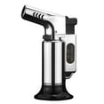 thumbnail image 1 of U-Chain Double Flame Butane Torch Lighter - 3 Brass Nozzles for Precise Cooking (Browning Meats,Melting Cheese,Crème Brûlée),Powerful & Safe Kitchen Tool with Ergonomic Grip, 1 of 9
