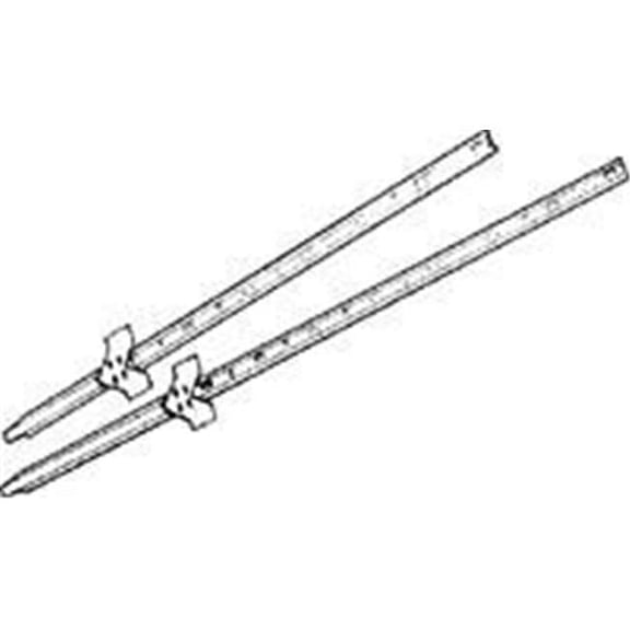 U-Channel Fence Post - 5 ft. - Pack of 10