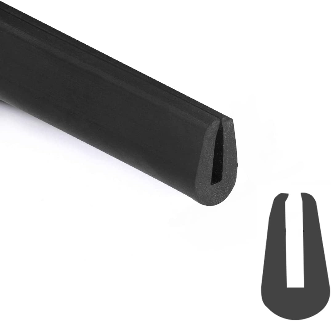 U Channel Rubber Edge Trim 1/2"X5/16" 10Foot Automotive Weather ping