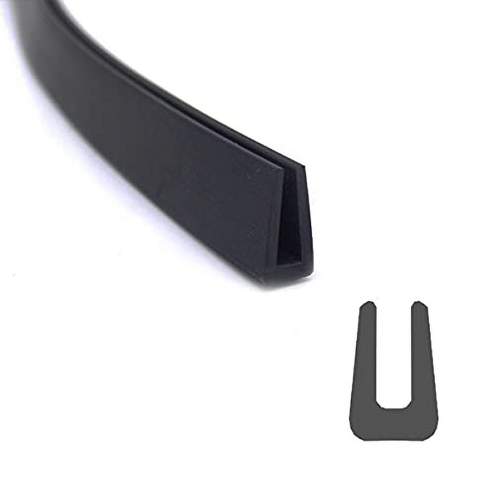 U Channel Rubber Edge Trim Sealing 7/32" X 1/8" UShape Weather ping