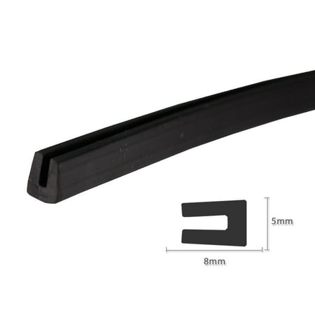 U Channel Vinyl Rubber Edge Trim 3/32"X5/16" Camper Trailer RV Seal Boat 1ft (80ft)