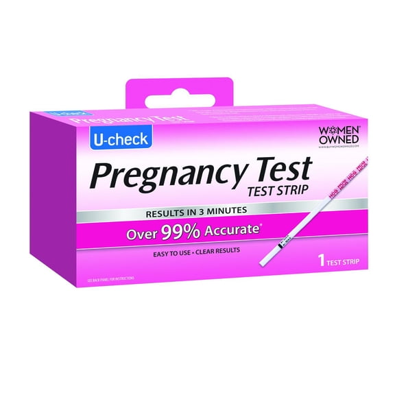 U-Check - 25 Count Individually Wrapped Pregnancy Test Strips