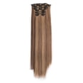 thumbnail image 1 of U Clip Hair Extension Makeup Practice Head Real As Remy Fashion Hair Long Clip in Hair Extensions Full Head Curly Tape in Hair Extensions for Women Rainbow Hair Hair Tape in Extensions for Thin Hair, 1 of 4