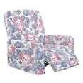 thumbnail image 1 of FOR U DESIGNS Axolotl Flower Pattern Recliner Chair Covers Breathable Sofa Couch Cover with Armrest, Stretch Recliner Couch Covers Furniture Protector for Pet,Kids, 1 of 8