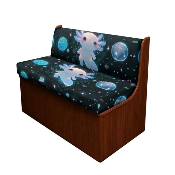 FOR U DESIGNS Axolotl Galaxy Print 2 Pcs RV Dinette Cushion Covers Comfortable RV Couch Cover Stretch Sofa Furniture Protector Loveseat Chair Cover for RV Camper Car Bench
