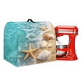 thumbnail image 1 of FOR U DESIGNS Beach Starfish Seashell Stand Mixer Cover compatible with Kitchen Aid Mixer Portable Mixer Dust Covers Multi Pockets Compatible with Kitchen Aid 6-8 Quart Bowl Lift - S, 1 of 8