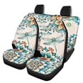 thumbnail image 1 of FOR U DESIGNS Boho Mandala Dragonfly Pattern Car Seat Cover Anti-Slip Front Seats and Rear Bench Seat Easy to Stall Split Bench Rear Seat Universal Fit Seat Covers for Vehicle SUV Truck, 1 of 7