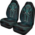 thumbnail image 1 of FOR U DESIGNS Boho Mandala Elehant Print Car Front Seat Covers Washable Driver Seat Cover with Backrest Scratch-Resistant Car Seat Protector Automotive Interior Accessories, 1 of 7