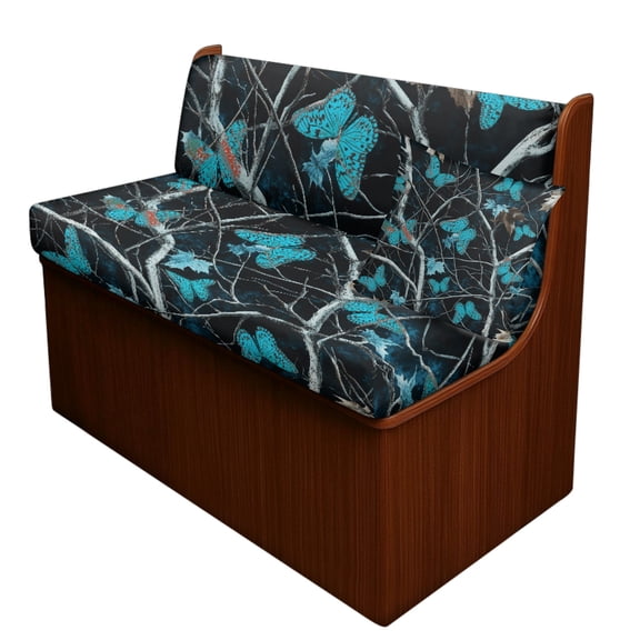 FOR U DESIGNS Butterfly Branch Pattern 3 Pcs RV Dinette Cushion Covers Breathable RV Couch Cover Elastic Loveseat Sofa Chair Cover Pillow Case Furniture Protector for RV Camper Car Bench