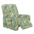 thumbnail image 1 of FOR U DESIGNS Butterfly Leaf Pattern Recliner Chair Covers with Arms, Reusable Lazy Boy Recliner Covers Soft Couch Cover Furniture Protector with Storage Pocket, 1 of 8