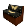 thumbnail image 1 of FOR U DESIGNS Butterfly Moon Star Print 2 Pcs RV Dinette Cushion Covers Non-Slip Camper Seat Covers Dinette Booth Stretch Sofa Furniture Protector Sofa Slipover for Travel Trailer Couch, 1 of 7