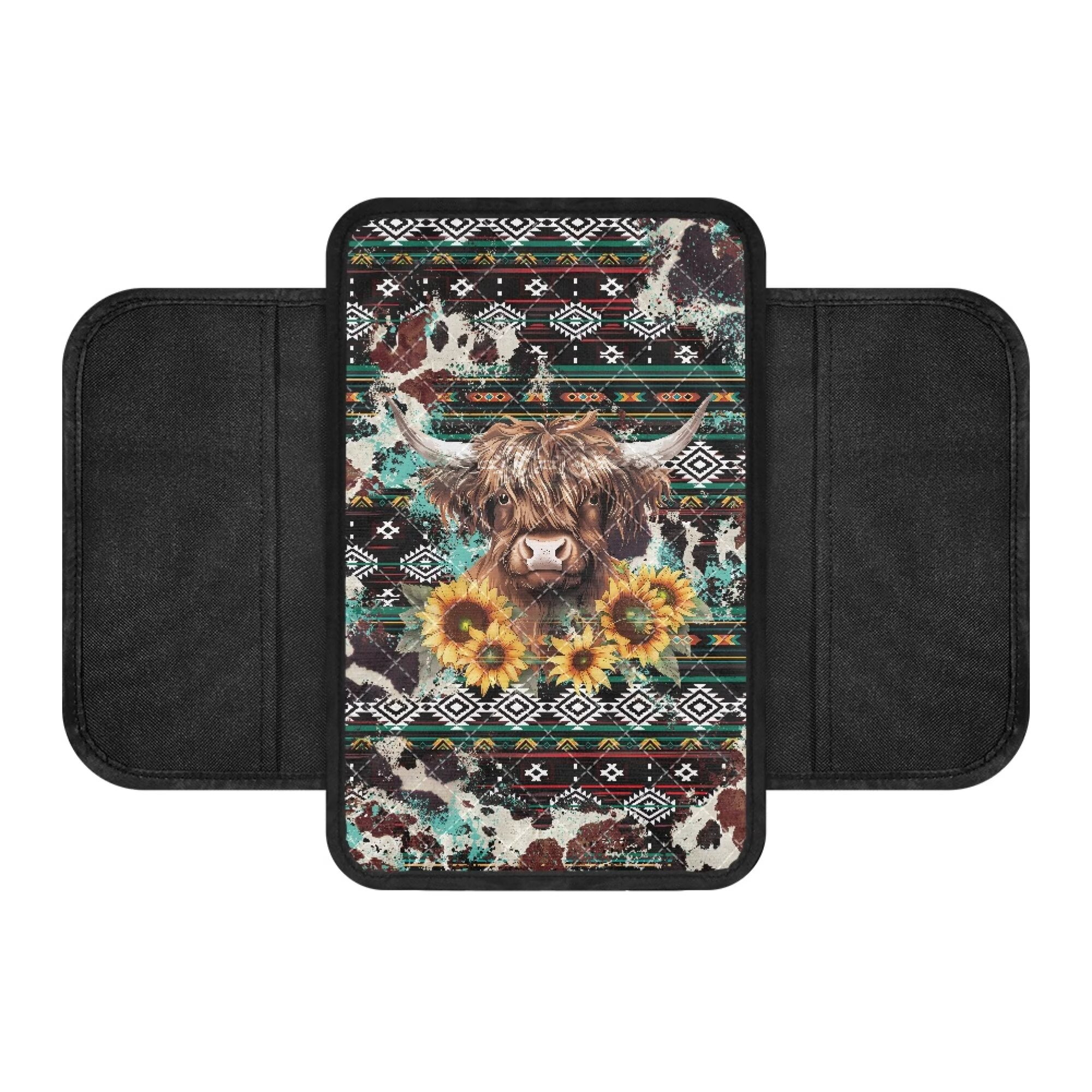 Cup Rack Ideas FOR U DESIGNS Car Center Console Cover Armrest Cushion with Cup Holder ...