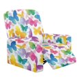 thumbnail image 1 of FOR U DESIGNS Colorful Butterfly Print Recliner Chair Covers with Armrest, Breathable Recliner Armchair Covers Stretch Lazy Boy Recliner Covers Home Decor Accessories, 1 of 8