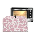 thumbnail image 1 of FOR U DESIGNS Cow Pink Print Microwave Oven Cover Foldable Toaster Oven Covers Dustproof Microwave Oven Grill Covers Protector Home Decoration Accessories-S, 1 of 8