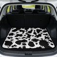 thumbnail image 1 of FOR U DESIGNS Cow Spot Dripping Print Trunk Cargo Liner for SUV Sedan Truck Non-Slip Trunk Mat All Weather Durable Rear Mat Universal Fit Cargo Protection, 1 of 7