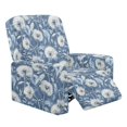 thumbnail image 1 of FOR U DESIGNS Dandelion Pattern Recliner Chair Covers Stretch Lazy Boy Recliner Covers Protector with Armrest, Reusable Reclining Slipcovers with Storage Pocket, 1 of 8