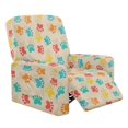 thumbnail image 1 of FOR U DESIGNS Dog Paw Print Recliner Chair Covers Anti-Dust Reclining Slipcovers 4-Pieces Stretch Lazy Boy Recliner Soft Covers, Prevent Wear and Pet Hair, 1 of 8