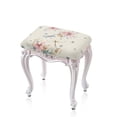 thumbnail image 1 of FOR U DESIGNS Dragonfly Flower Print Stool Covers Rectangle 2 Pcs Comfortable Counter Bar Stools Cover Washable Stool Upholstered Protector Slipcover Bench Seat Protector, 1 of 9