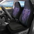 thumbnail image 1 of FOR U DESIGNS Elephant Boho Mandala Print Car Front Seat Covers Washable Driver Seat Cover with Backrest Scratch-Resistant Car Seat Protector Automotive Interior Accessories, 1 of 7