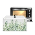 thumbnail image 1 of FOR U DESIGNS Eucalyptus Leaves Pattern Microwave Oven Dust Cover Stain Resistant Lid for Air Fryer Toaster Oven Dust-Proof Kitchen Appliance Covers, 20.9 x 15.7 x 12.4 inches-L, 1 of 8