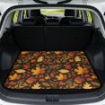 thumbnail image 1 of FOR U DESIGNS Fall Maple Leaves Print Durable Car Trunk Mat Cargo Liner Non-Slip All Weather Rear Trunk Protection Easy Clean Cargo Liner for Most Car Models, 1 of 7