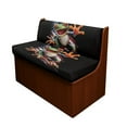 thumbnail image 1 of FOR U DESIGNS Frog American Flag Print 2 Pcs RV Dinette Cushion Covers Comfortable RV Couch Cover Stretch Sofa Furniture Protector Loveseat Chair Cover for RV Camper Car Bench, 1 of 7
