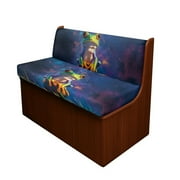 FOR U DESIGNS Frog Galaxy Pattern 2 pcs RV Dinette Cushion Covers Elastic Camper Seat Covers Dinette Booth Comfortable Furniture Protector for RV Camper Car Bench