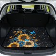 thumbnail image 1 of FOR U DESIGNS Galaxy Sunflower Butterfly Print Car Trunk Cargo Liner for SUV Sedan Truck Non-Slip Trunk Mat All Weather Durable Rear Mat Universal Fit Cargo Protection, 1 of 7