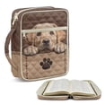 thumbnail image 1 of FOR U DESIGNS Golden Retriever Pattern Bible Cover for Women Large Capacity Carrying Organizer Bag Quilted Bible Holder Case Bible Bag Christian Bible Accessories, 1 of 7