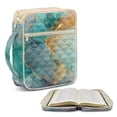 thumbnail image 1 of FOR U DESIGNS Green Gold Marble Print Bible Cover Case for Women Men,Lightweight Study Bible Carrying Cases Church Bag Bible Protective Christian Bible Accessories, 1 of 7