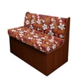 thumbnail image 1 of FOR U DESIGNS Hibiscus Palm Leaf Pattern 2 Pcs RV Dinette Cushion Covers Stretch Sofa Furniture Protector Breathable Loveseat Sofa Chair Cover Sofa Slipover for Travel Trailer Couch, 1 of 7