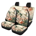 thumbnail image 1 of FOR U DESIGNS Hummingbird Flower Pattern Car Seat Cover Waterproof Front and Rear Split Bench for Cars Scratch-Resistant Auto Interior Decoration for Vehicle Trucks Van SUV, 1 of 7