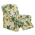 thumbnail image 1 of FOR U DESIGNS Hummingbird Lemon Print Recliner Chair Covers with Arms, Wear-Resistan Recliner Couch Protector Stretch Living Room Armchair Cover Prevent Wear and Pet Hair, 1 of 8