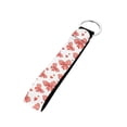 thumbnail image 1 of FOR U DESIGNS Lightweight Wristlet Keychain for Women Cute Wristlet Lanyard Keychain Red Bow Heart Hand Wrist Lanyard Keyring with Metal Clasp, Valentine's Day, 1 of 6