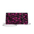 thumbnail image 1 of FOR U DESIGNS Lip Love Clutch Purses for Women Lightweight Wedding Purses Multifunctional Handbags for Women Valentine's Day Decoration with Detachable Chain, 1 of 9