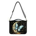 thumbnail image 1 of FOR U DESIGNS Moon Butterfly Floral Bible Case Bag Aesthetic Bible Bags for Women Tote with Adjustable Strap Bible Book Carrying Case Size M PU Leather Bible Book Carrying Bag Tote Bag, 1 of 7