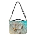 thumbnail image 1 of FOR U DESIGNS Ocean Starfish Shells Bible Cover for Women Portable PU Leather Bible Bag Size X-Large Waterproof Bible Bag for Bible Lover with Adjustable Strap Bible Book Carrying Case, 1 of 7
