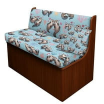 FOR U DESIGNS Otter Starfish Coral Pattern 3 Pack RV Dinette Cushion Covers Breathable Sofa Furniture Protector Replacement Loveseat Camper Seat Covers Dinette Booth Pillowcase Rv Decoration
