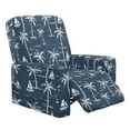 thumbnail image 1 of FOR U DESIGNS Palm Tree Sailing Boat Print Recliner Chair Covers with Arms, Polyester Lazy Boy Recliner Covers Anti-Slip Living Room Chair Protector Slipcover for Pet,Kids, 1 of 8
