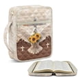thumbnail image 1 of FOR U DESIGNS Pigeon Sunflower Cross Pattern Bible Cover for Women Men Large Capacity Church Bag Bible Protective Lightweight Bible Carrier Bag Christian Bible Accessories, 1 of 7