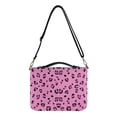 thumbnail image 1 of FOR U DESIGNS Pink Leopard Print Bible Case for Men Reusable Bible Case with Shoulder Strap for Women Size L Leather Bible Cover with Adjustable Strap Bible Case Carrying Book Case, 1 of 7