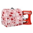 thumbnail image 1 of FOR U DESIGNS Rabbit Heart Stand Mixer Cover compatible with Kitchen Aid Mixer Portable Mixer Dust Covers Compatible Valentine's Day Decoration with Kitchen Aid 6-8 Quart Bowl Lift - L, 1 of 8
