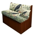 thumbnail image 1 of FOR U DESIGNS Raven Rose Print RV Dinette Cushion Covers Wear-Resistan Camper Seat Covers Dinette Booth with Pillowcase, RV Couch Protector Include 1 Backrest Cover and 1 Bench Cover, 1 of 8