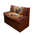 thumbnail image 1 of FOR U DESIGNS Rooster Chicken Maple Leaf Print RV Dinette Cushion Covers Stretch Replacement Camper Cushion Slipcover Waterproof RV Couch Cover, 1 Backrest Covers and 1 Bench Covers, 1 of 7