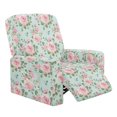 thumbnail image 1 of FOR U DESIGNS Rose Green Pattern Recliner Chair Covers Stretch Lazy Boy Recliner Covers Protector with Armrest, Reusable Reclining Slipcovers with Storage Pocket, 1 of 8