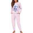 thumbnail image 1 of FOR U DESIGNS Sea Turtle Drawstring Pajamas Pants Long Sleeve Top and Pants 2 Pack Size S Pjs Lightweight Lounge Set with Pockets Sleepwear for Women Nightwear Fall, 1 of 6
