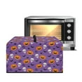 thumbnail image 1 of FOR U DESIGNS Skull Jack-o'-lantern Pattern Microwave Oven Dust Cover Dust-Proof Shield for Countertop Appliances Foldable Kitchen Appliance Protector Halloween Decor with Top Handle-S, 1 of 8